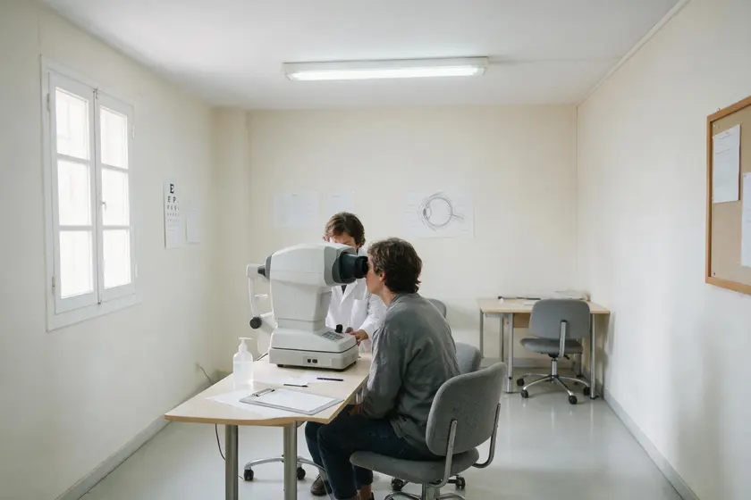 Centro de reconocimiento médico: revisión de la vista para renovar el permiso de conducir