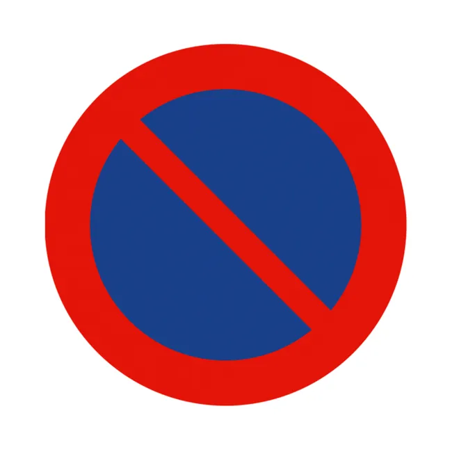 Estacionamiento prohibido