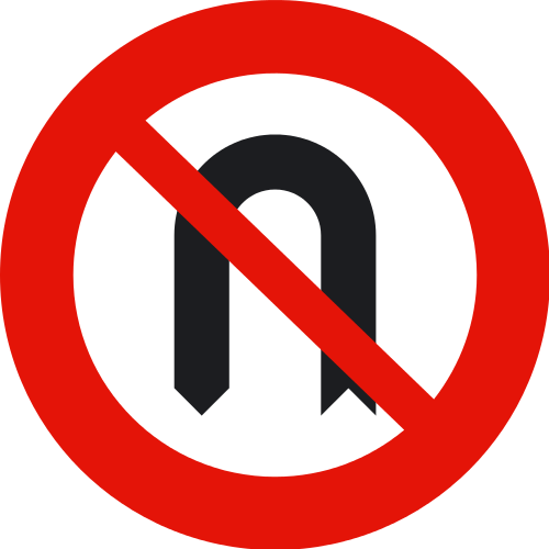 Media vuelta prohibida