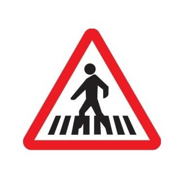 Peligro: paso de peatones