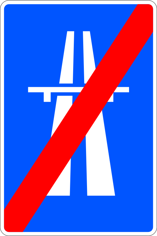 Fin de autopista