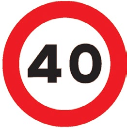 Velocidad máxima 40
